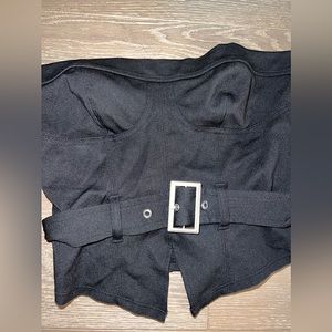 Urban Outfitters Black Crop Top